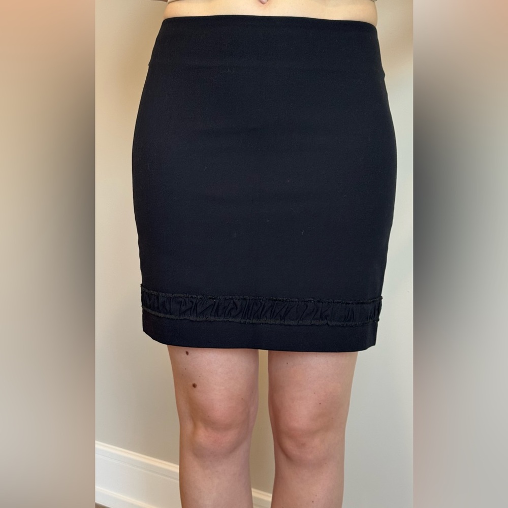 Black Mini Pencil Skirt
